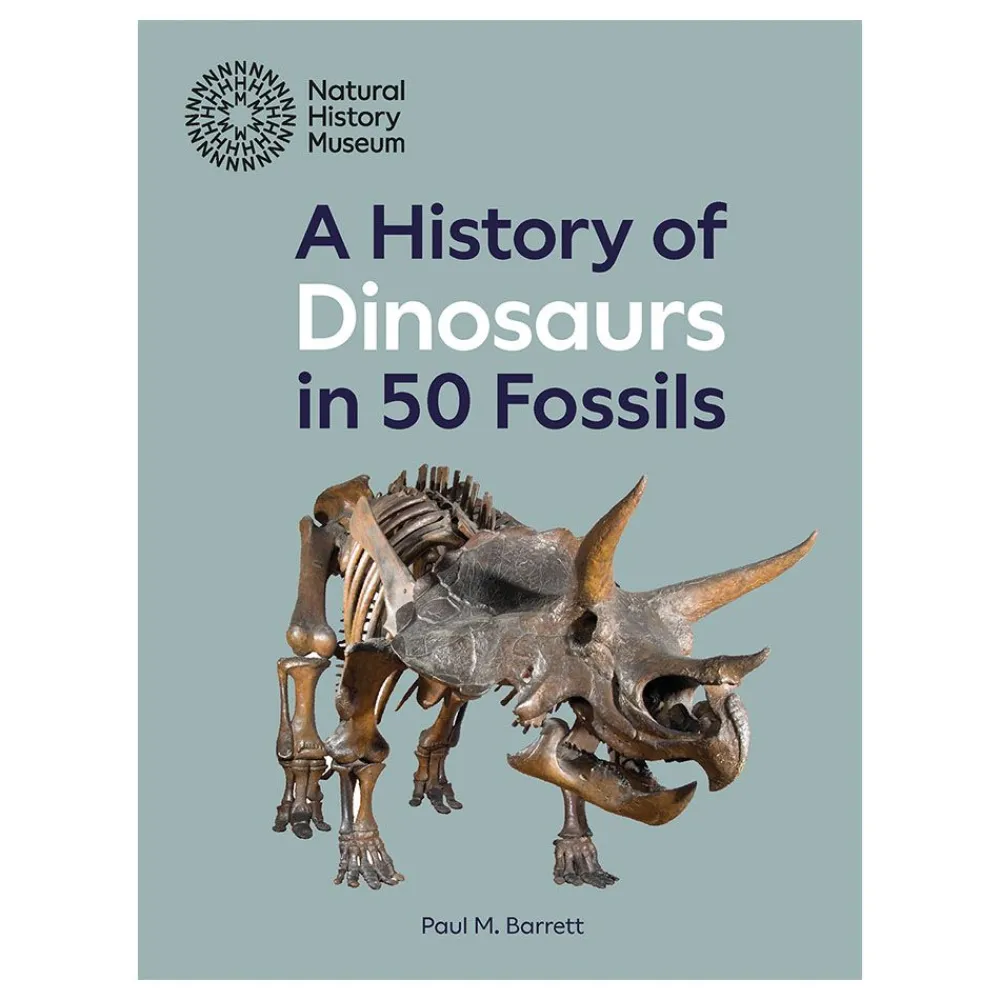 NHM Shop A History of Dinosaurs in 50 Fossils* Science Books | Museum-related Books