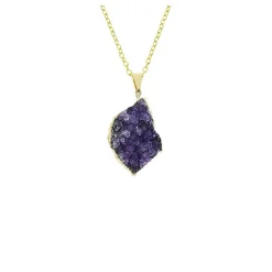 NHM Shop Amethyst Cluster Pendant Necklace* Accessories For Adults | Jewellery