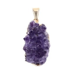 NHM Shop Amethyst Cluster Pendant Necklace* Accessories For Adults | Jewellery