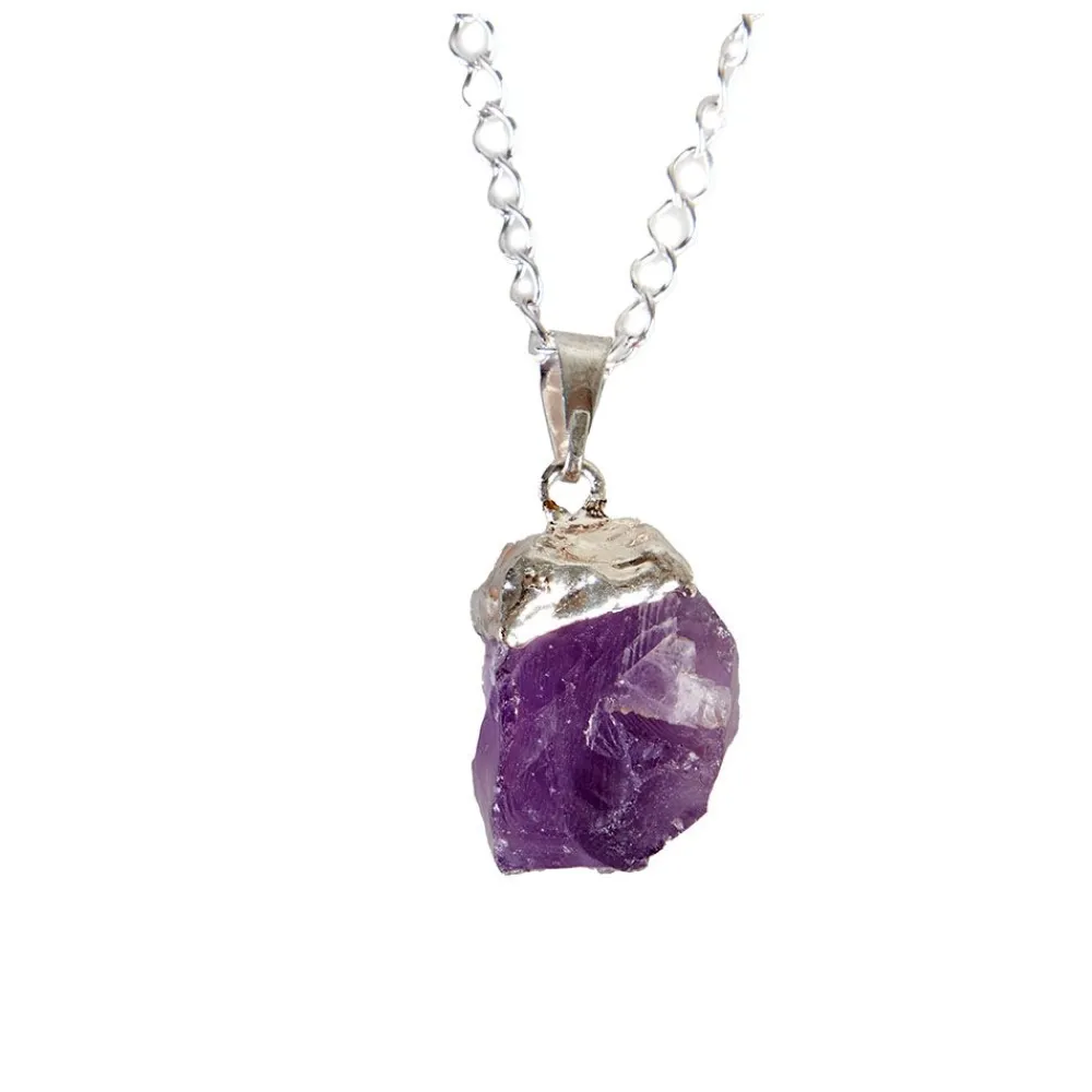NHM Shop Amethyst Rough Point Pendant Necklace* Jewellery | Accessories For Adults