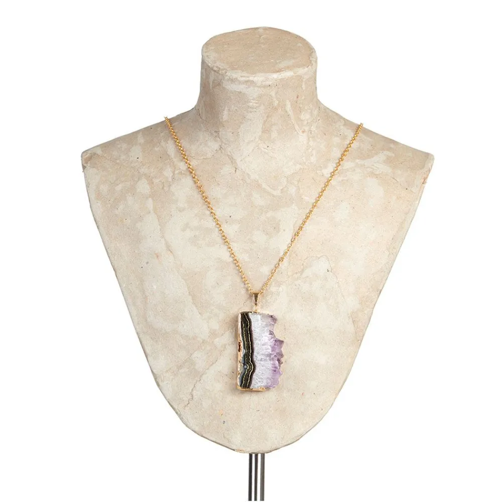 NHM Shop Amethyst Slice Pendant Necklace* Jewellery | Accessories For Adults