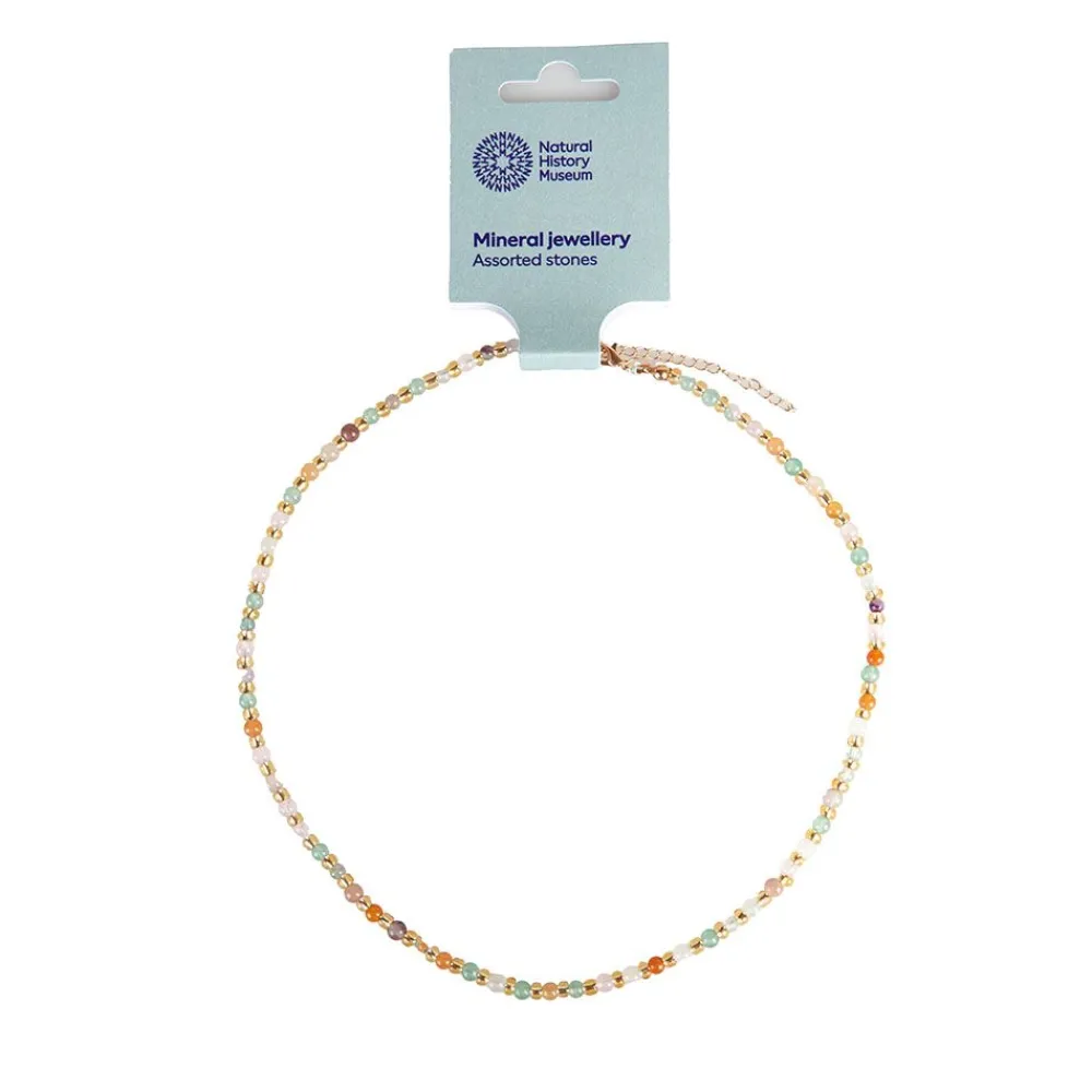 NHM Shop Assorted Stones Round Bead Necklace* Jewellery | Accessories For Adults