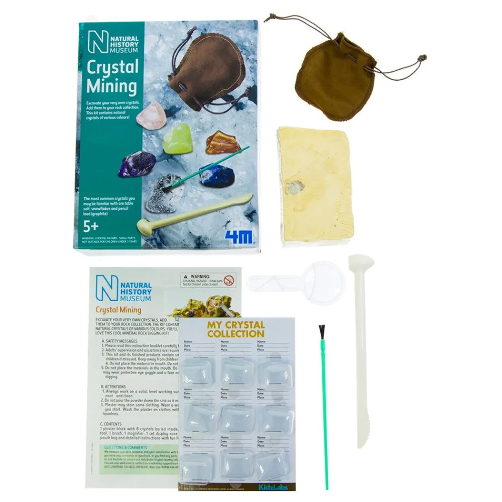 NHM Shop Crystal Mining Kit* Kits, Puzzles & Activities