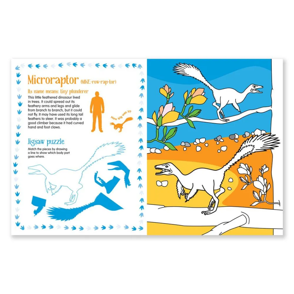 NHM Shop Dinosaur Colouring Book*Kids Activity Books For Kids | Dinosaur Books For Kids