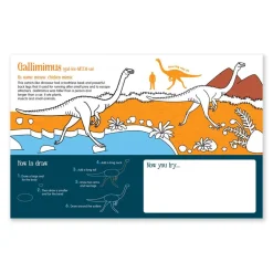 NHM Shop Dinosaur Colouring Book*Kids Activity Books For Kids | Dinosaur Books For Kids