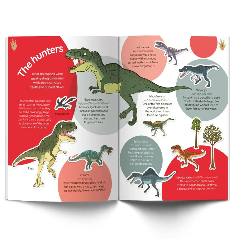 NHM Shop Dinosaur Sticker Book*Kids Activity Books For Kids | Dinosaur Books For Kids