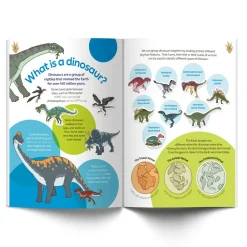 NHM Shop Dinosaur Sticker Book*Kids Activity Books For Kids | Dinosaur Books For Kids
