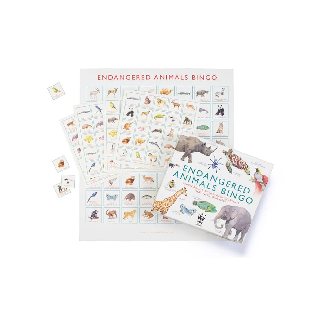 NHM Shop Endangered Animals Bingo Board Game* Games | Gifts Under £50