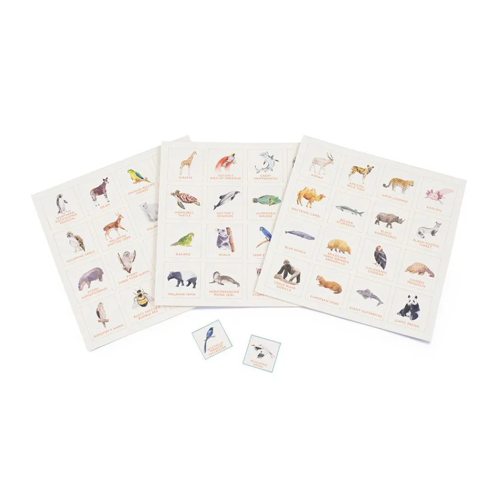 NHM Shop Endangered Animals Bingo Board Game* Games | Gifts Under £50