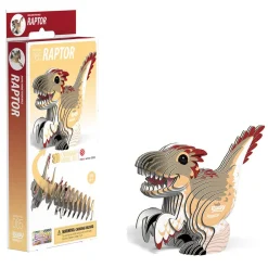 NHM Shop Eugy Raptor 3D Cardboard Model Kit* Kits, Puzzles & Activities | Dinosaur Games & Activities