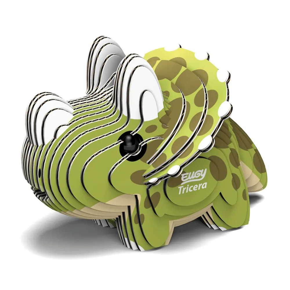 NHM Shop Eugy Tricera 3D Cardboard Model Kit*Kids Kits, Puzzles & Activities | Dinosaur Games & Activities