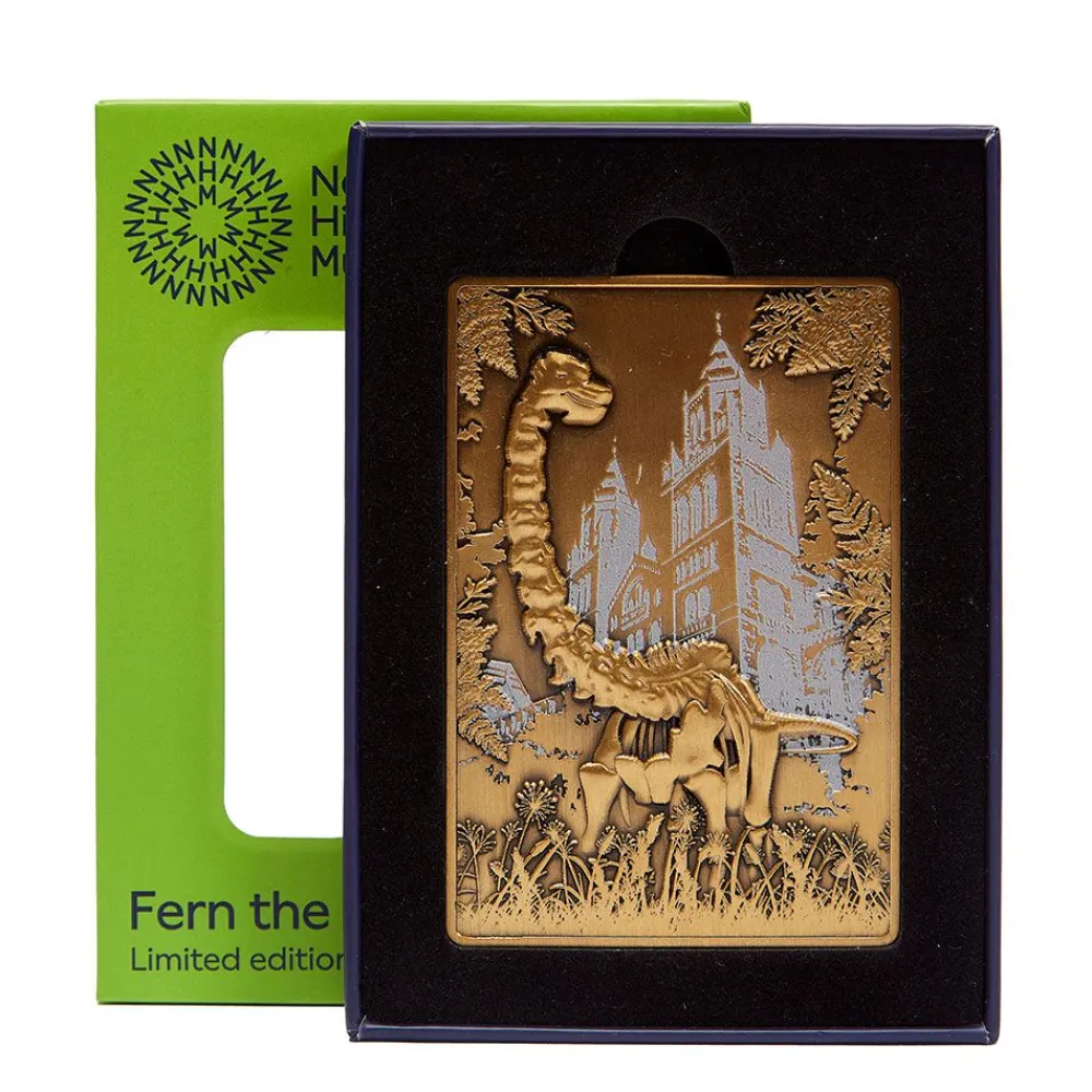 NHM Shop Fern Metal Ingot* Dinosaur Decor & Accessories | Museum Gardens