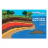 NHM Shop Fossils Sticker Book*Kids Activity Books For Kids