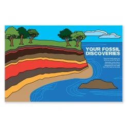 NHM Shop Fossils Sticker Book*Kids Activity Books For Kids
