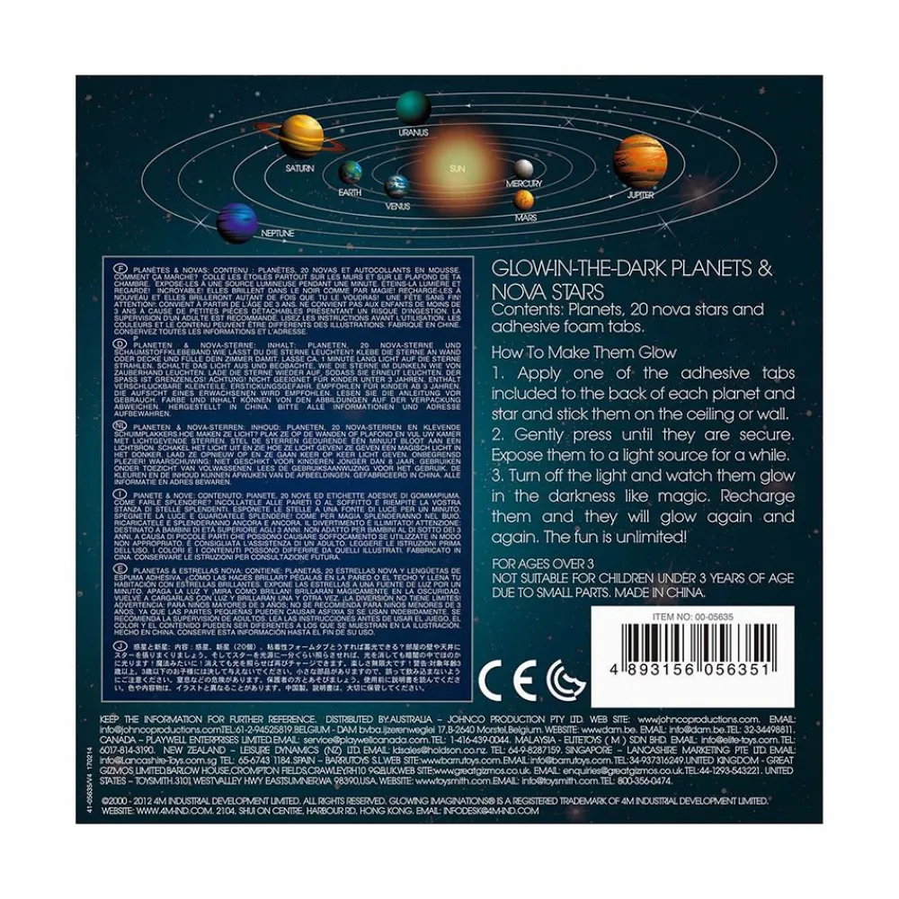 NHM Shop Glow in the Dark Planets and Nova Stars* Homeware & Decor | Kits, Puzzles & Activities