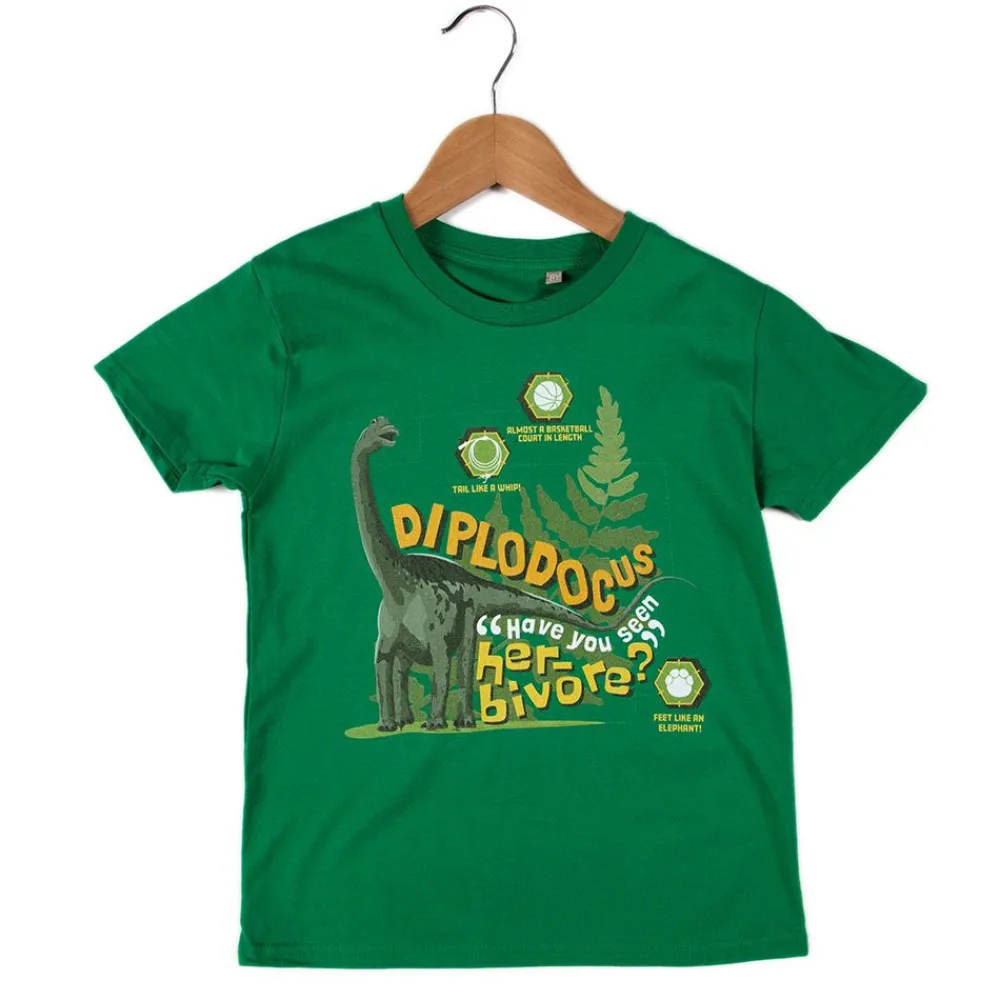 NHM Shop Have You Seen Her-bivore? Diplodocus T-shirt for Kids*Kids Clothing For Kids