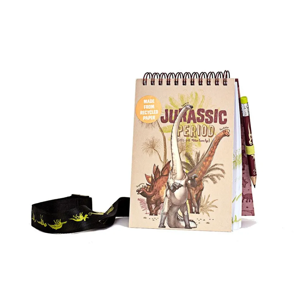 NHM Shop Jurassic Period Lanyard Notebook* Stationery | Dinosaur Decor & Accessories