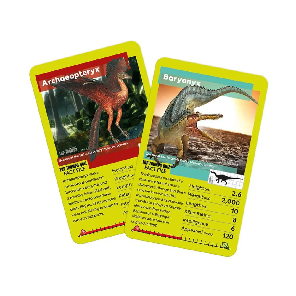 NHM Shop Museum Dinosaurs Top Trumps*Kids Games | Dinosaur Games & Activities