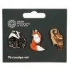 NHM Shop Pin Badge Set: Wildlife Photographer of the Year 60* Accessories For Adults | Wildlife Photographer Of The Year