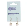 NHM Shop Rose Quartz Rough Point Silver Plated Earrings* Jewellery | Accessories For Adults