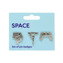 NHM Shop Rovers Pin Badge Set* Accessories For Adults | Space