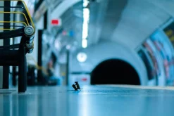 NHM Shop Station Squabble Wall Print* Previous Wildlife Photographer Of The Year