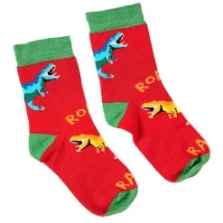 NHM Shop T. rex Roar Socks for Kids Size 6–8*Kids Clothing For Kids
